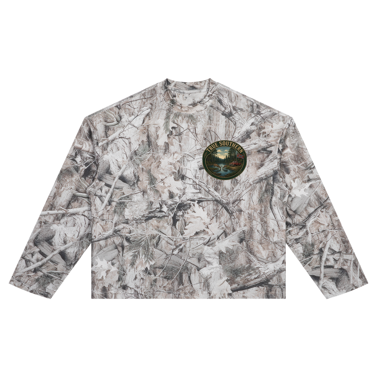 True Sothern by 6ixxmoons Camo Waffle T-Shirt