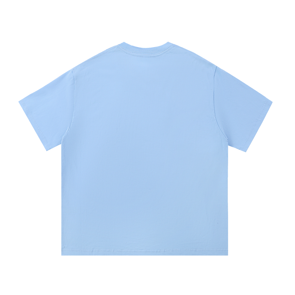 Letusbray Cloud Blue Essential Cotton T-Shirt