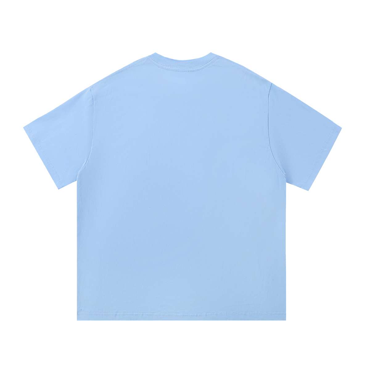 Letusbray Cloud Blue Essential Cotton T-Shirt