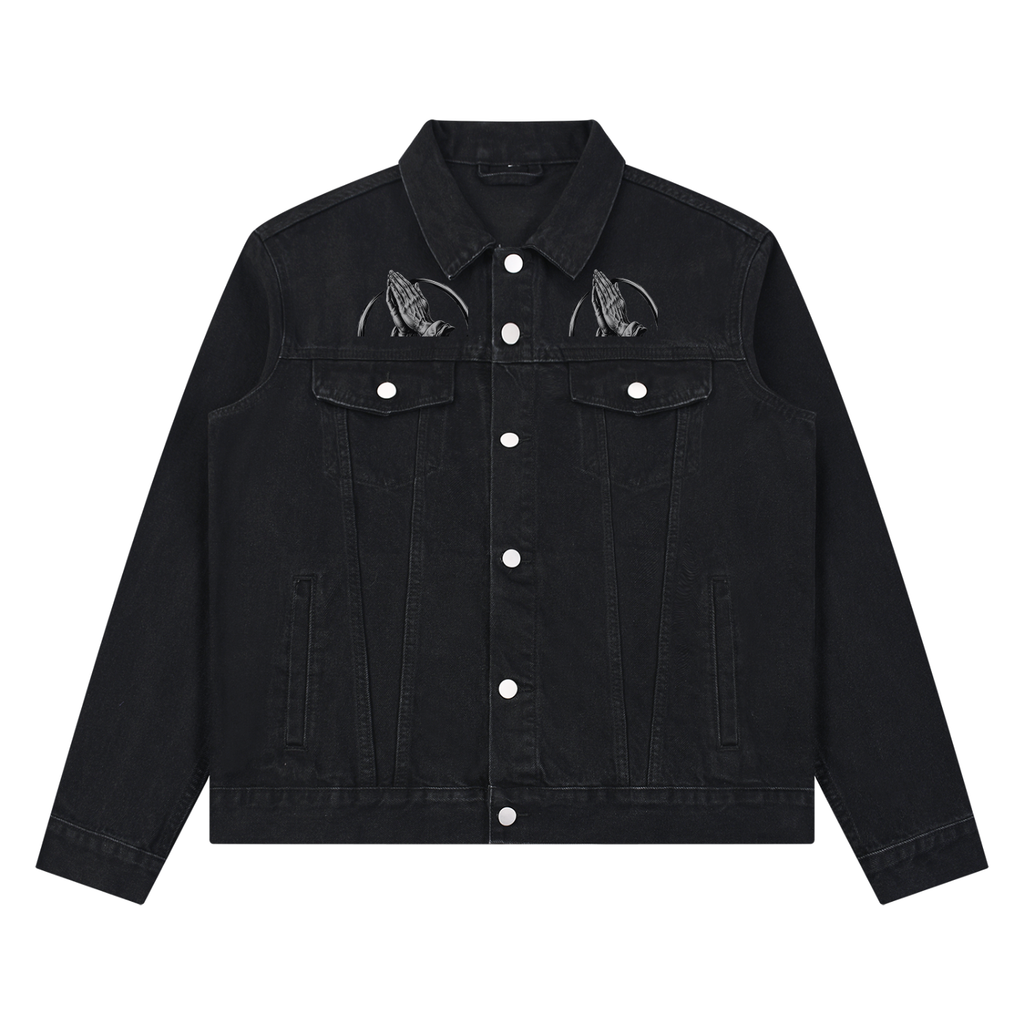 Tomorrow Isn’t Promised Dark Denim Jacket