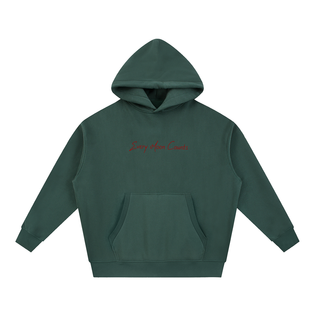 Every Moon Counts Boxy Fit Fleece Hoodie