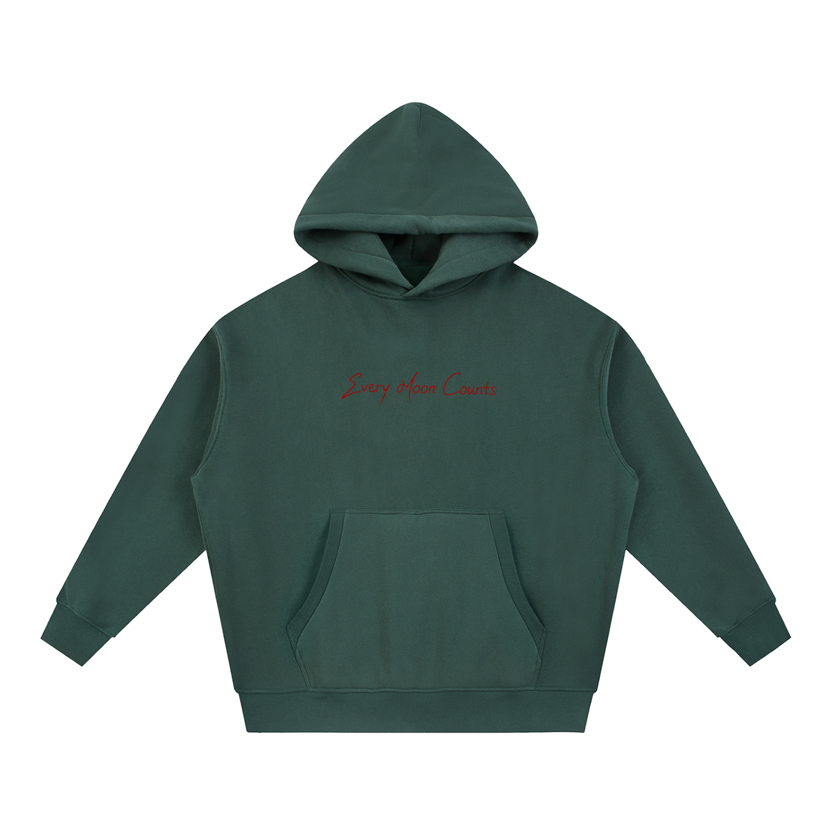 Every Moon Counts Boxy Fit Fleece Hoodie
